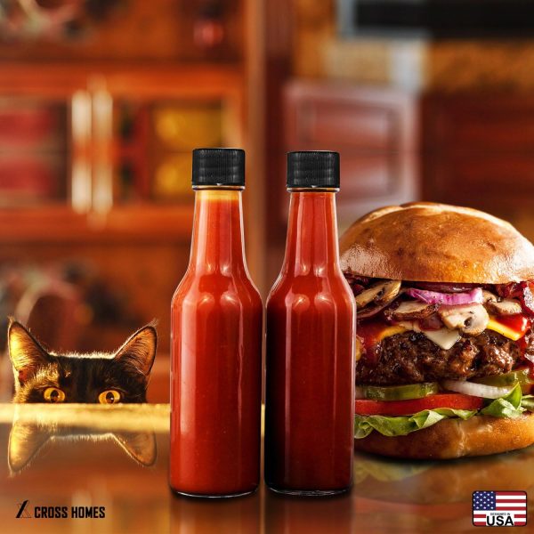 Cross 5oz Glass Woozy Bottles Commercial Grade BPA Free-7