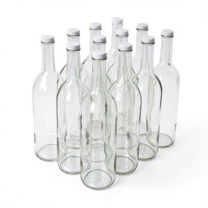 FastRack Wine Bottles 750ml Clear Glass Screw Top Homebrew-0