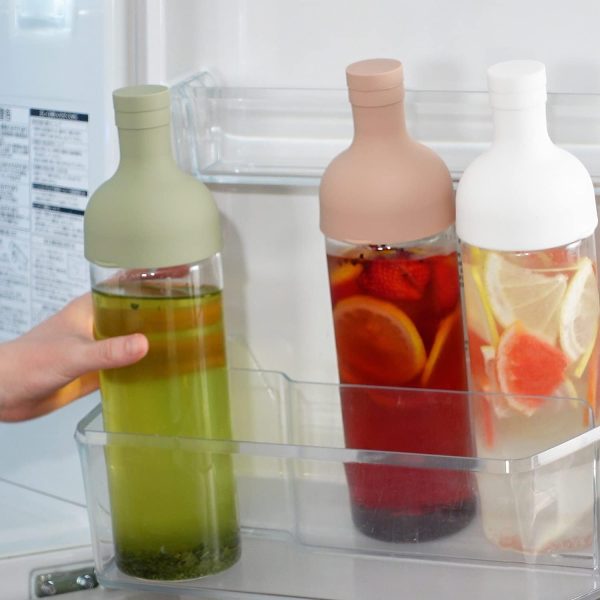 HARIO Cold Brew Bottle Heat Resistant Glass Smoky Green-3