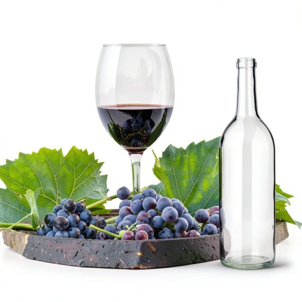 FastRack Clear Glass Wine Bottles 750ml Bordeaux-3