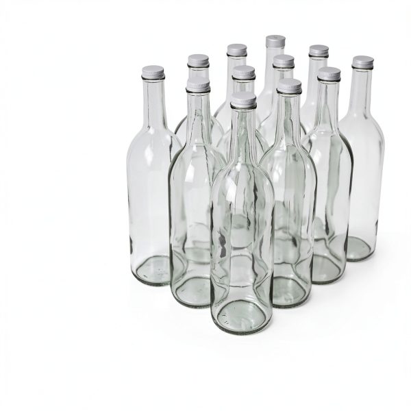 FastRack Clear Glass Wine Bottles 750ml-4