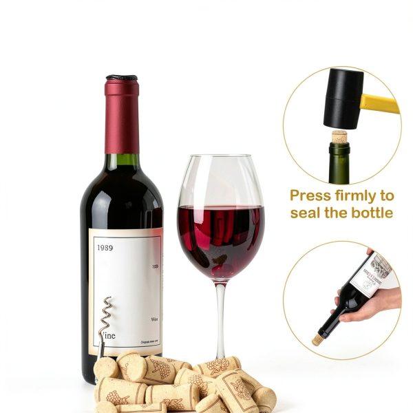 Svalor Wood Wine Corks Leakproof Seal 35PCS Cylindrical-3