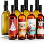 Maxcheck Plastic Wine Bottles Christmas Set Green Cute Size-0