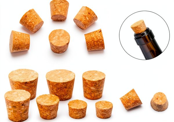 Cork Wine Bottle Stoppers Jetec Conical Design-6