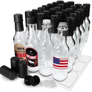 Cross 5oz Glass Woozy Bottles Commercial Grade BPA Free-0