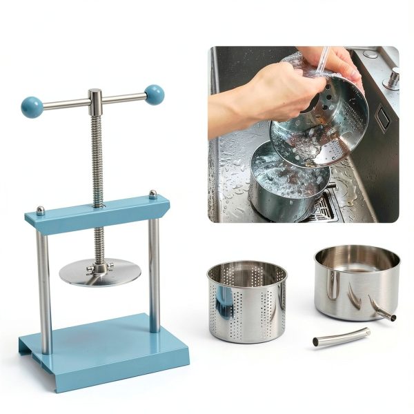 SQUEEZE master Manual Juicer Stainless Steel Quiet Motor-1