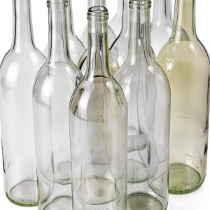 FastRack Clear Glass Wine Bottles 750ml Bordeaux-0