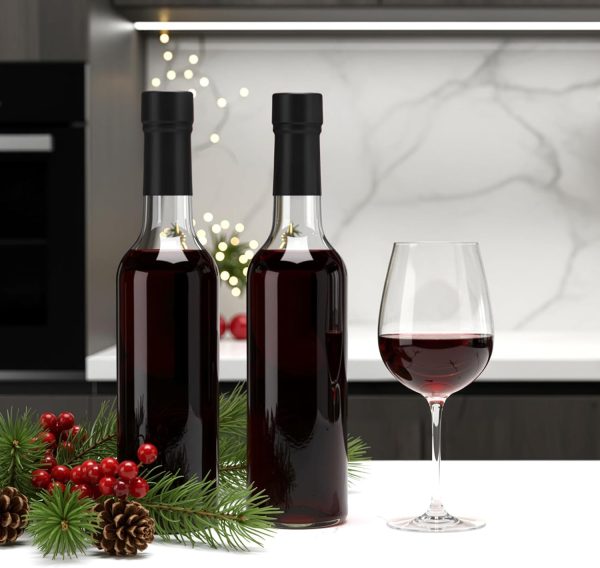 Potchen Plastic Wine Bottles Black Reusable Leak Proof-4