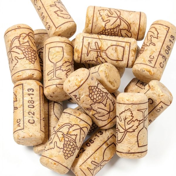 Impnit Wood Wine Corks Leakproof Seal 20 Pack Cylindrical-3