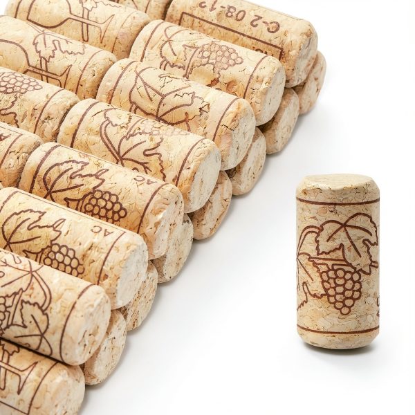 Impnit Wood Wine Corks Leakproof Seal 20 Pack Cylindrical-1