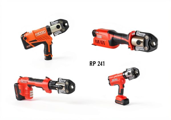 RIDGID 48433 Compact Battery Powered Pipe Wrench 1/2" Steel Jaw Tool-6
