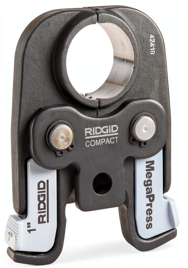 RIDGID 48433 Compact Battery Powered Pipe Wrench 1/2" Steel Jaw Tool-0