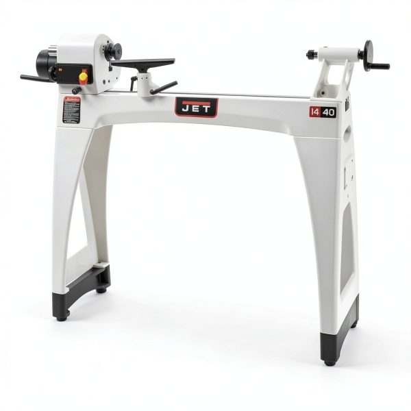 WMH Tool Group Benchtop Lathe JWL-1440VS White 1HP Speed 360°-6