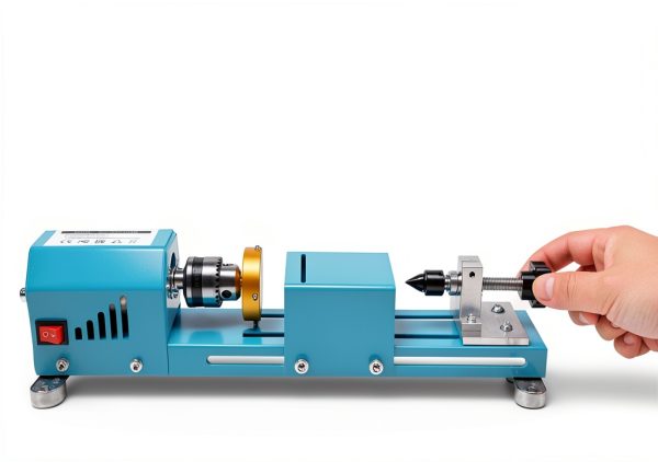 ONETUON Mini Wood Lathe 24V 96W 7 Speed Multi-Purpose with Accessories-7