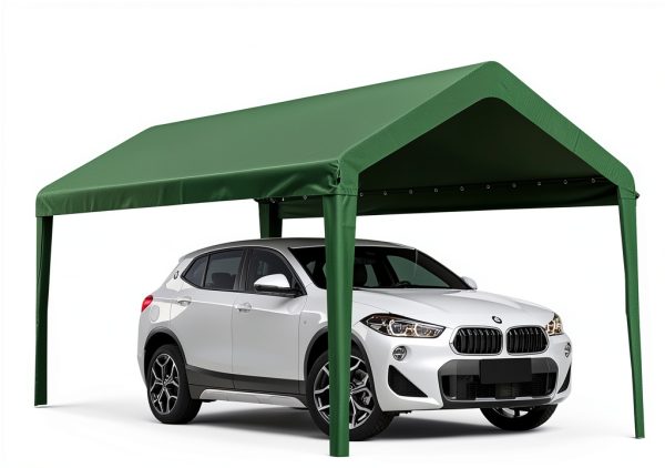 Canopy Replacement Cover GOTRUTH Carport 800D Oxford Waterproof Green-0