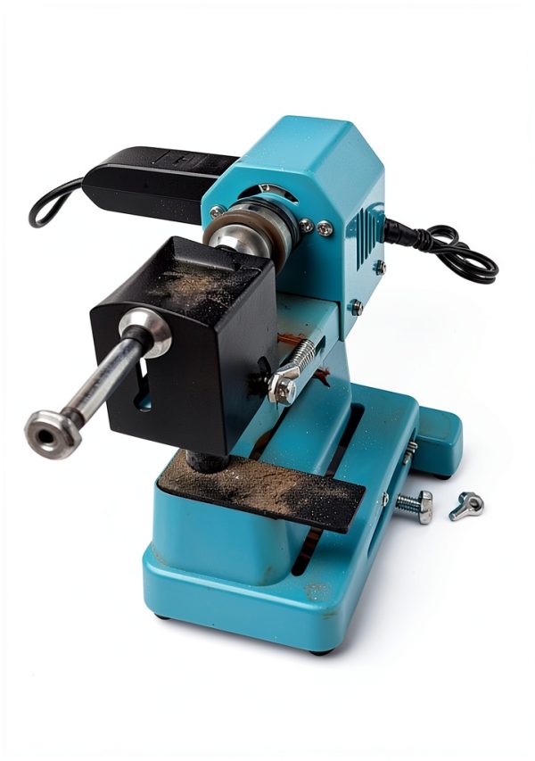 ONETUON Mini Wood Lathe 24V 96W 7 Speed Multi-Purpose with Accessories-6