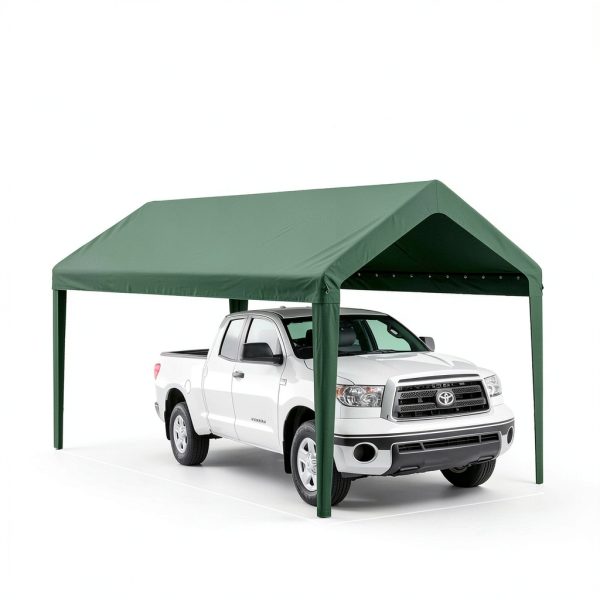 Canopy Replacement Cover GOTRUTH Carport 800D Oxford Waterproof Green-1