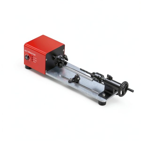 Mini Wood Lathe ArtyMaster WM101A-Plus 24V 96W Benchtop with Tool Kit-5