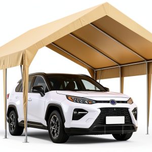 Heavy Duty Carport Canopy 13x20FT PeakPursuit Portable UV Waterproof-0